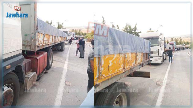 وصول أولى الشاحنات المحملة بالسكر قادمة من الجزائر