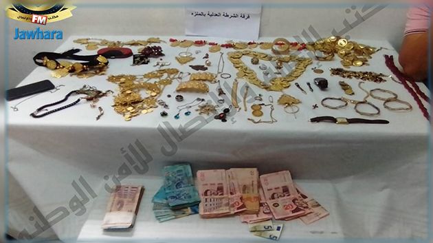 العاصمة: حجز مصوغ مسروق قيمته 168 ألف دينار