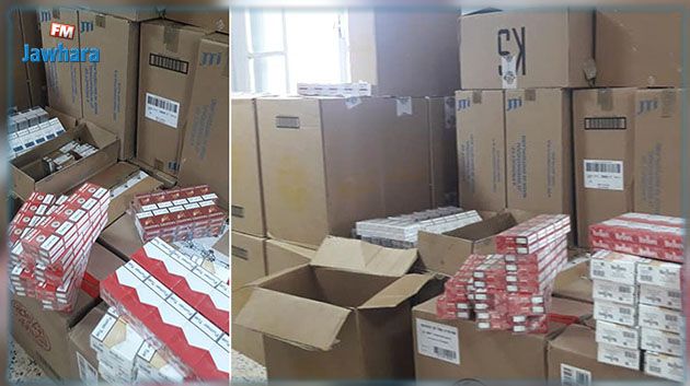 أريانة: حجز 10 الاف علبة سجائر بقيمة 75 ألف دينار 