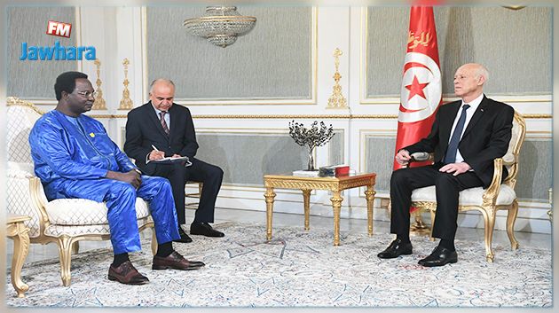 قيس سعيّد يستقبل رئيس الكنفدرالية الدولية للنقابات