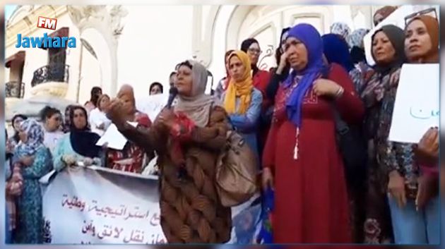 المنتدى التونسي للحقوق الاقتصادية والاجتماعية يتهم الأمن بهرسلة وقفة احتجاجية لعاملات الفلاحة 