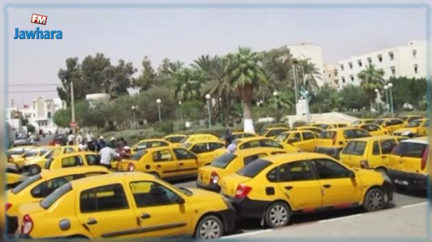 صفاقس: وقفة احتجاجية لسواق التاكسي الفردي