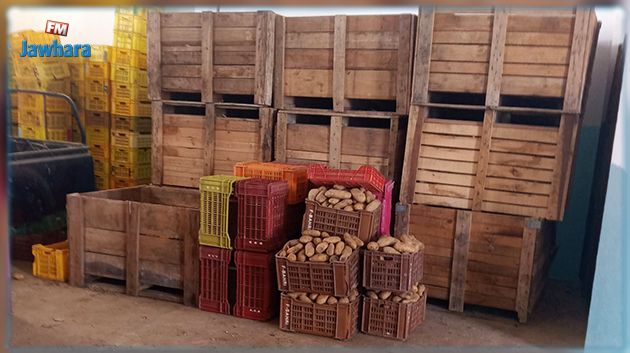 نابل : حجز 1.5 طن من البطاطا بأحد المخازن غير مصرح به