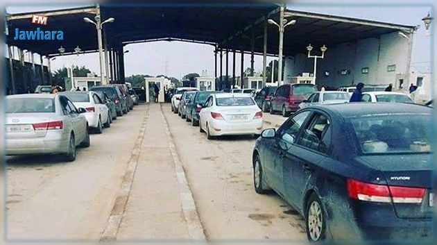 اثر محاولة حرق عون ديوانة.. معبر راس جدير يستأنف نشاطه بشكل طبيعي