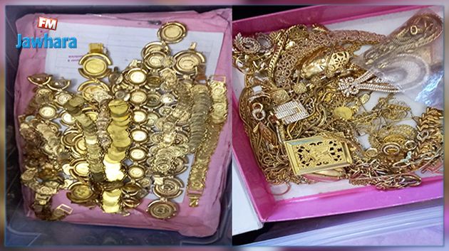 ضبط كمية من المصوغ المهرّب داخل سيارة