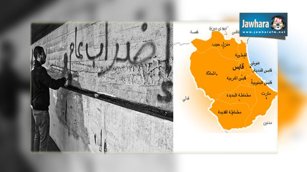 قابس : اضراب عام في المطوية