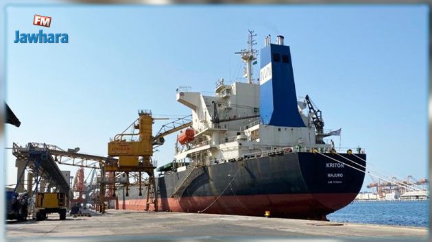 ميناء جرجيس: انطلاق عملية تفريغ باخرة محمّلة بالشعير العلفي 