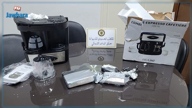 مصالح الديوانة بميناء حلق الوادي تحبط محاولة لتهريب 1240 غراما من مخدر الكوكايين