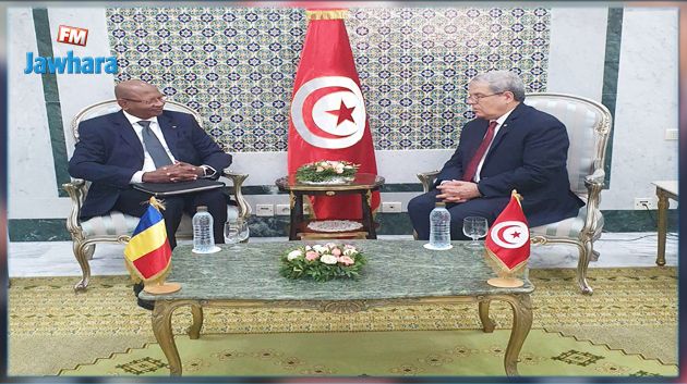 لقاء بين وزير الخارجية و وزير الدولة التشادي