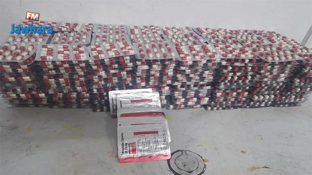 مصالح الديوانة بمعبر رأس الجدير تحبط محاولة تهريب 7290حبة دواء مخدّر