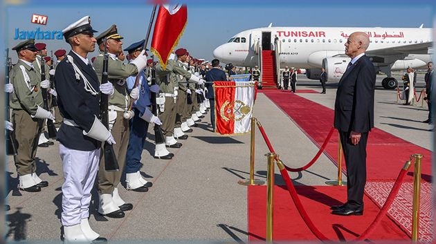 سعيّد يغادر في اتجاه الجزائر