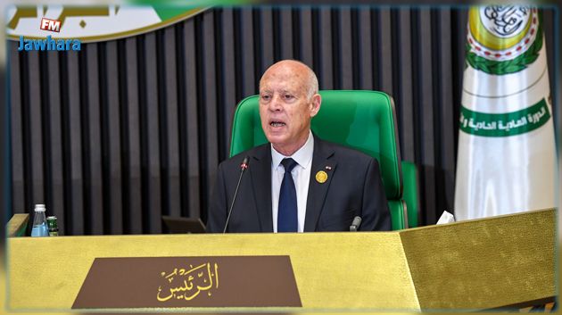 قيس سعيد: لا سلام إلا باستعادة الحق الفلسطيني