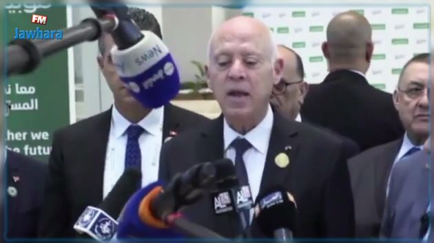 سعيّد يشيد بمقاربة الجزائر في لمّ الشمل العربي 