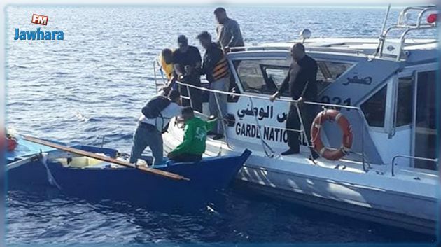 احباط 6 عمليات اجتياز للحدود البحرية وإنقاذ 39 مهاجرا غير نظامي من الغرق