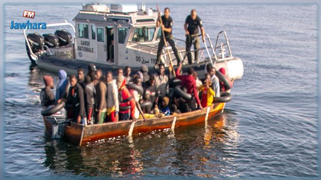 إنقاذ أكثر من 100 مهاجر أجنبي من الغرق وإحباط عمليات هجرة سرية عبر البحر والبر 