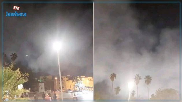 صفاقس : تواصل عملية اخماد حريق بمصب الفضلات بطريق الميناء