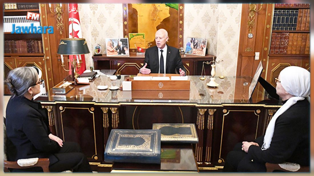 خلال اجتماع مع رئيسة الحكومة ووزيرة العدل.. سعيّد يهتم بملفّ فاجعة جرجيس خلال اجتماع مع رئيسة الحكومة ووزيرة العدل.. سعيّد يهتم بملفّ فاجعة جرجيس