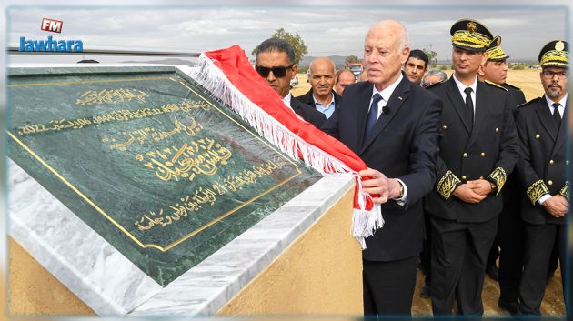 سعيّد : الطريق السيارة تونس- جلمة ستفك عزلة المناطق الداخلية 