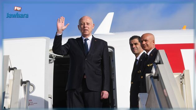 سعيّد يغادر نحو واشنطن (صور)