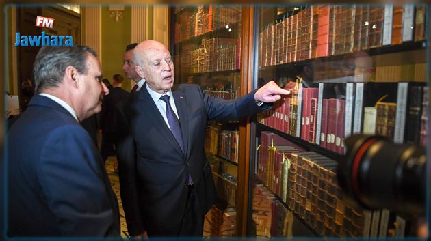 رئيس الجمهورية يزور مكتبة الكونغرس الأمريكي (صور وفيديو)