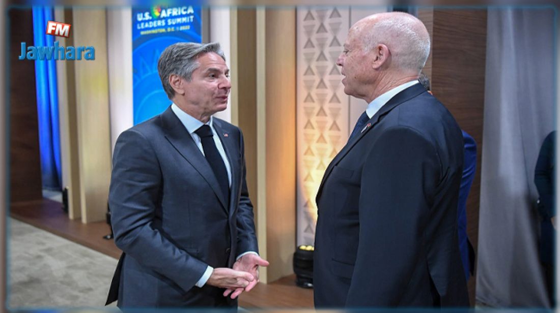 وزير الخارجية الأمريكي يؤكد لسعيّد استعداد بلاده لمواصلة دعم الاقتصاد التونسي وزير الخارجية الأمريكي يؤكد لسعيّد استعداد بلاده لمواصلة دعم الاقتصاد التونسي