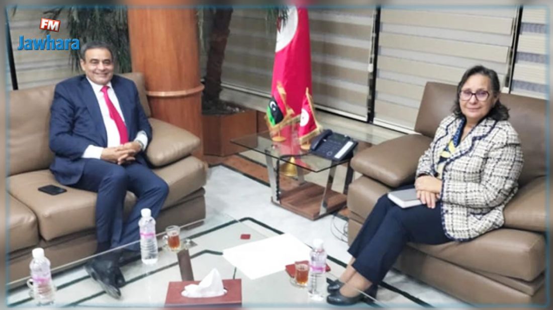وزيرة الصناعة تلتقي وزير المواصلات بحكومة الوحدة الوطنية الليبية وزيرة الصناعة تلتقي وزير المواصلات بحكومة الوحدة الوطنية الليبية
