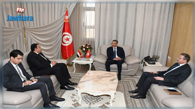 الاستعدادات للجنة الأمنية المشتركة محور لقاء وزير الداخلية بسفير مصر بتونس