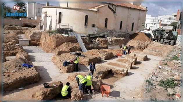 الكشف عن بقايا أثرية لصهاريج رومانية خلال أشغال إعادة ترميم كنيسة رادس (صور)