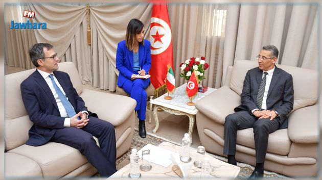 التصدي للهجرة غير النظامية أبرز محاور لقاء وزير الداخلية بسفير ايطاليا بتونس