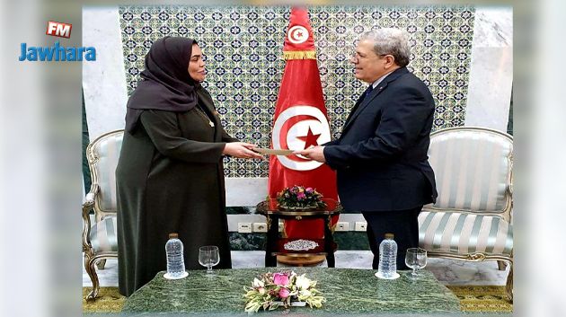 الجرندي يتسلّم نسخة من أوراق اعتماد السفيرة الاماراتية الجديدة في تونس
