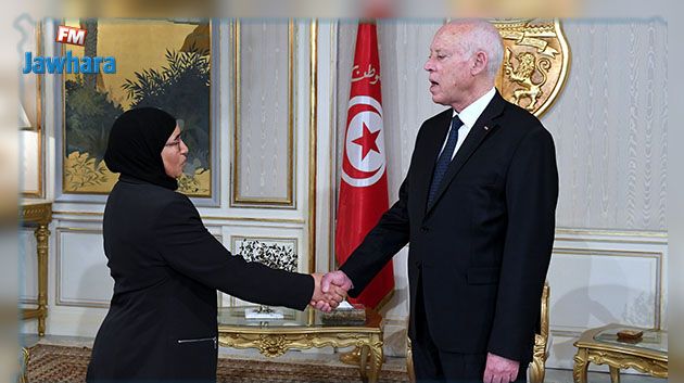 مقررة اللجنة الوطنية للصلح الجزائي تؤدي اليمين أمام رئيس الجمهورية