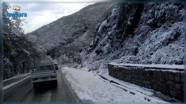 الرصد الجوي يتوقع استمرار تساقط الثلوج هذه الليلة بولايتين