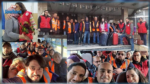 شهادات مؤثرة وعميقة.. بعثة الإنقاذ التّونسيّة تُغادر سوريا (صور)