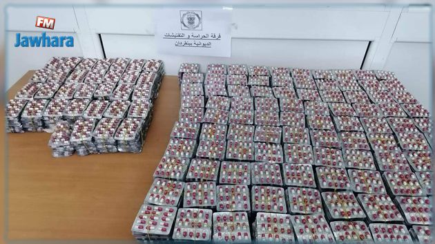 بنقردان: حجز كمية كبيرة من الأقراص المخدرة على متن سيارة جزائرية