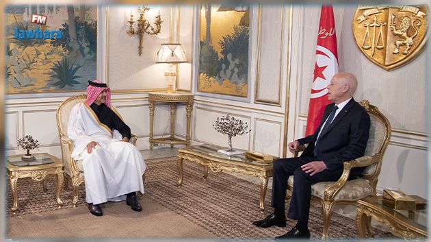 رئيس الجمهورية يلتقي رئيس مجلس الوزراء القطري‎‎