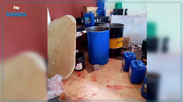 ضبط محلّ معدّ لصنع زيوت السيارات المقلّدة