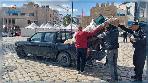 سوسة : حملة مشتركة للتصدّي لظاهرة الإنتصاب الفوضوي (صور)