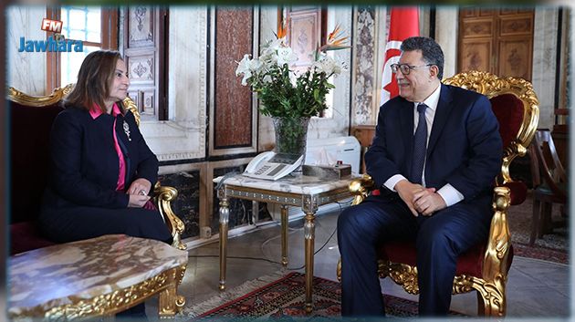  رئيس مجلس نواب الشعب يستقبل رئيسة الاتحاد الوطني للمرأة التونسية