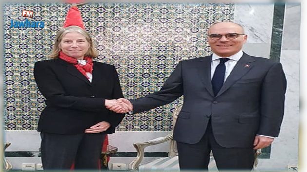 وزير الخارجية يستقبل سفيرة كندا لدى تونس