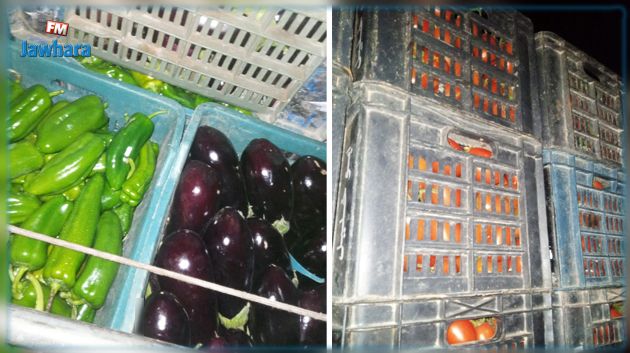 حجز كميات هامة من الخُضر المعدّة للإحتكار والمضاربة 