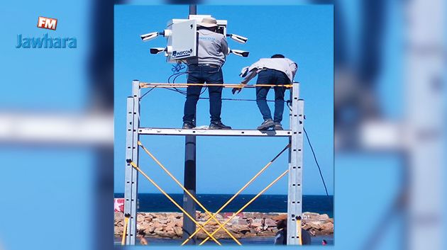 بدء تركيز كاميرات مراقبة بشوارع سوسة 