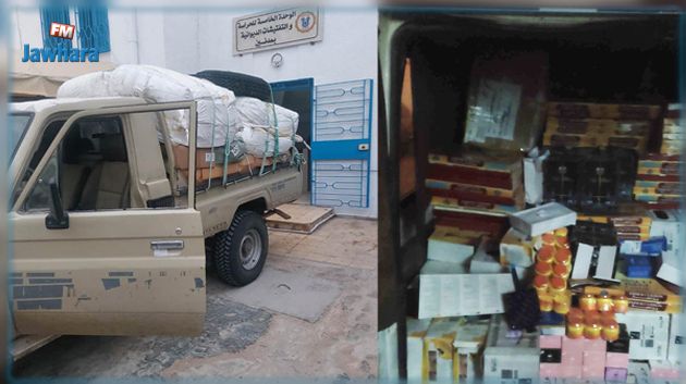 الديوانة تحجز بضائع مهربة بأكثر من 700 ألف دينار