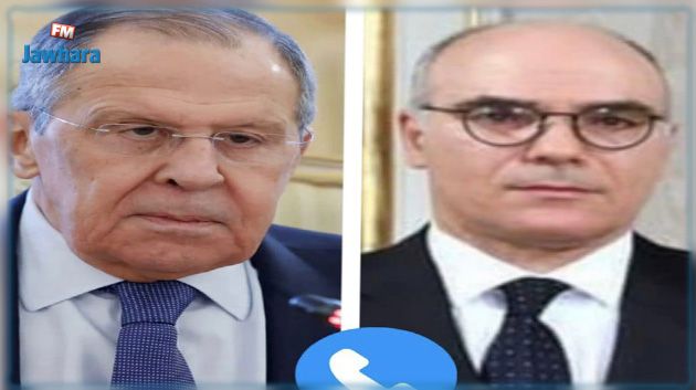 اتصال هاتفي بين وزير الخارجية ونظيره الروسي 