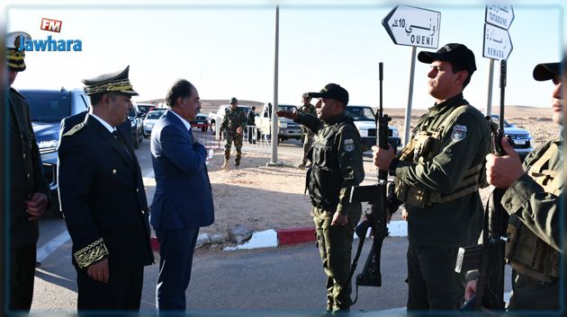 وزير الداخلية يتفقد جاهزية الوحدات الامنية بولاية تطاوين