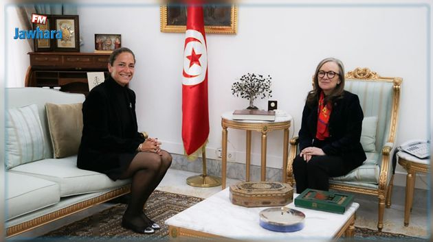 رئيسة الحكومة تتحادث مع مديرة مكتب منظمة العمل الدولية لبلدان المغرب العربي