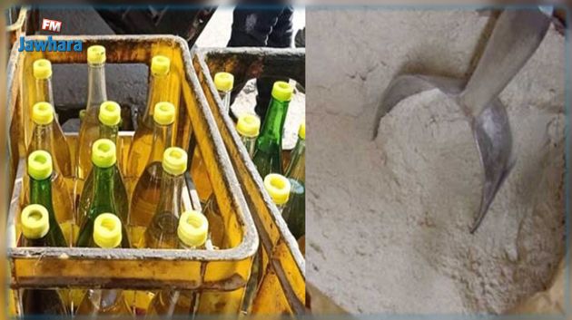 نابل: حجز 400 كلغ من الفارينة المدعمة و48 لترا من الزيت النباتي