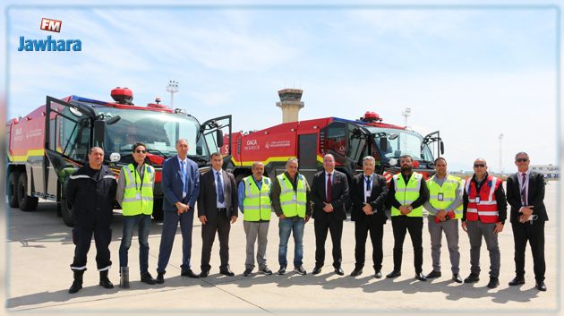 ديوان الطيران المدني يتسلّم 8 شاحنات انقاذ وإطفاء