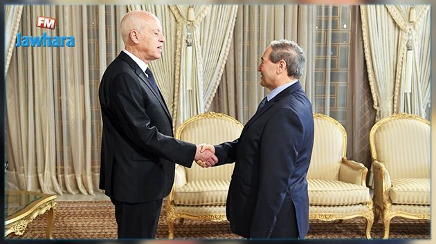 سعيّد يستقبل وزير الخارجية السوري