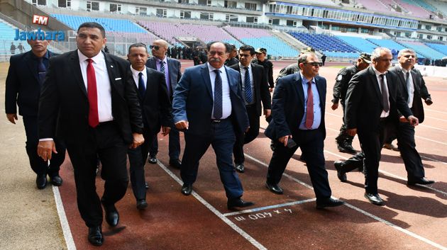 وزير الداخلية يؤدي زيارة لملعب حمادي العقربي برادس