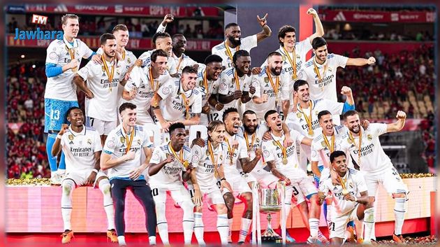 ريال مدريد يتوج بكأس ملك إسبانيا بعد فوزه على أوساسونا